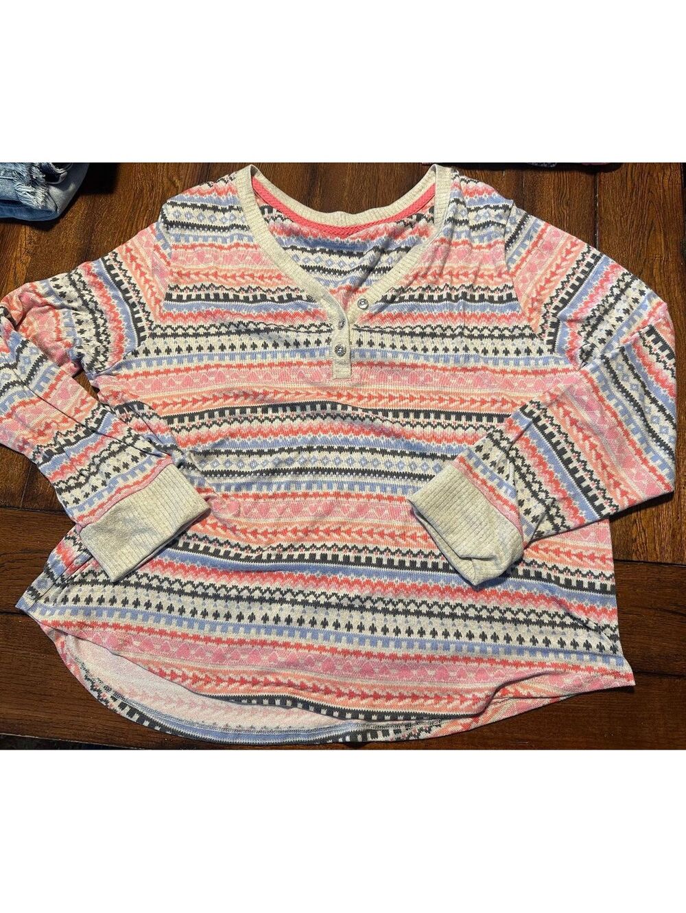 CuddleDuds 2pc pj set sz L